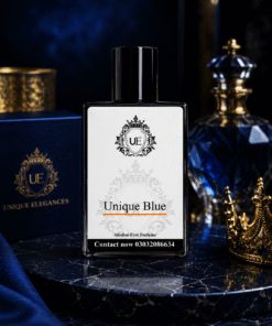 Royal Blue fragrance inspiration Unique Blue Perfume Bottle by Unique Elegance